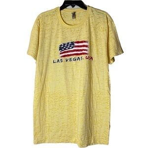 Next Level Women’s Yellow Vegas Size XL Tee